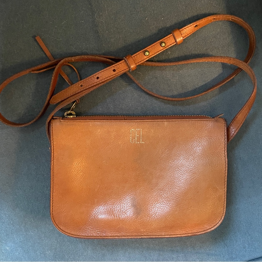 Madewell Brown Leather Crossbody Bag